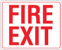 FM-103 Fire Exit Sign