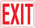 FM-101 Exit Sign