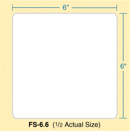FS-6.6  6" x 6" Custom Facility Sign
