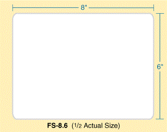 FS-8.6  8" x 6" Custom Facility Sign