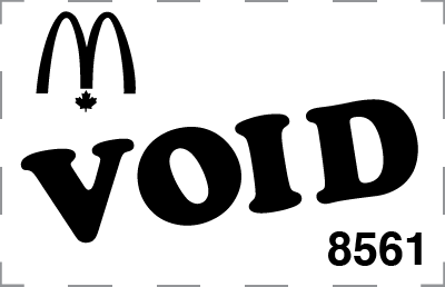 MC-AS530 VOID Stamp