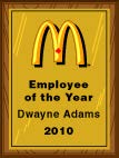 Employee of the Year Wall Plaque (5" x 7")