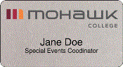 MO-104-2 Mohawk College Name Badge