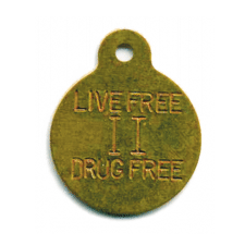 Dog Tag - BN-102 Circle with Tab