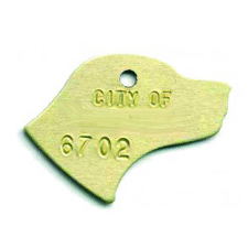 Dog Tag - BN-502 Dog Head