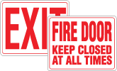 Fire Emergency Signs