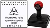 PGO TEMPORARY MEMBER MARK-IT  RUBBER STAMP 
