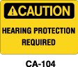 CA-104 - CA-104 Caution Sign