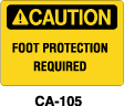CA-105 - CA-105 Caution Sign