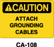 CA-108 - CA-108 Caution Sign