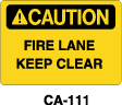 CA-111 Caution Sign