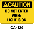 CA-120 Caution Sign