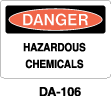DA-106 Danger Sign