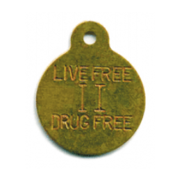 BN-102 Natural Aluminum Dog Tag