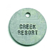 BN-85 COLOURED ALUMINUM - BN-85 Coloured Aluminum Dog Tag