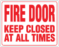 FM-104 - FM-104 Fire Door Sign