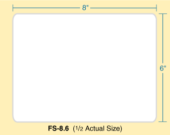 FS-8.6 - FS-8.6  8" x 6" Custom Facility Sign