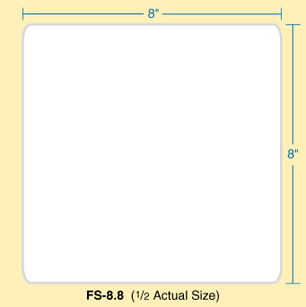 FS-8.8  8" x 8" Custom Facility Sign