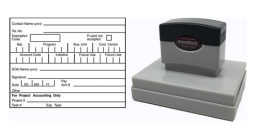 Pre-Inked Stamp - Invoice Approval Stamp