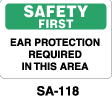 SA-118 - SA-118 Safety First Sign (2)