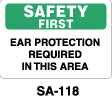 SA-118 Safety First Sign (2)