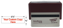 AutoStamp™  Self-Inking Rubber Stamp