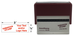 AutoStamp™ Self-Inking Stamp - 3" x 7/8"