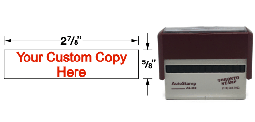 AS-250 - AutoStamp™  Self-Inking Rubber Stamp