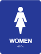 TS-06 - TS-06 "Women" Tactile Sign