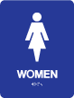 TS-06 "Women" Tactile Sign