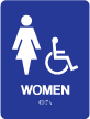 TS-08 - TS-08 "Women+Accessible" Tactile Sign