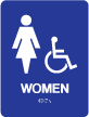 TS-08 "Women+Accessible" Tactile Sign