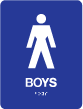 TS-24 - TS-24 "Boys" Tactile Sign