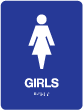 TS-28 - TS-28 "Girls" Tactile Sign