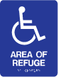 TS-34 "Area of Refuge" Tactile Sign