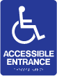 TS-36 - TS-36 "Accessible Entrance" Tactile Sign