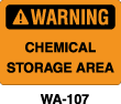WA-107 - WA-107 Warning Sign