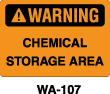 WA-107 Warning Sign