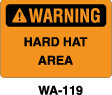 WA-119 Warning Sign