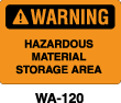 WA-120 Warning Sign