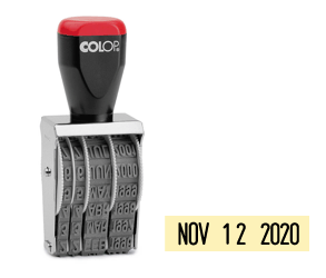 DS-2.5 - DS-2.5   No. 2-1/2 Date Stamp