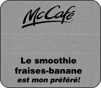 MC-102SF - MC-102SF McCafé le smoothie fraises (pqt 10)