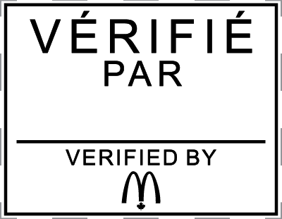 MC-AS540-BVS - MC-AS540 Bilingual Verified By Stamp, With Signature