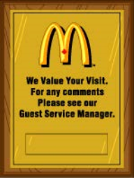 Guest Services Wall Plaque (7" x 9")