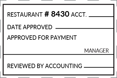 MC-AS550-PAY - MC-AS550 Customizable Payment Stamp