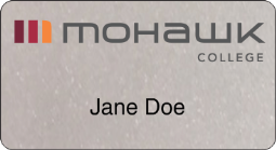 MO-104-1 Mohawk College Name Badge