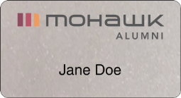 MO-108-1 Mohawk Alumni Name Badge