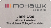 MO-108-3 - MO-108-3 Mohawk Alumni Name Badge