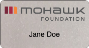 MO-110-1 - MO-110-1 Mohawk Foundation Name Badge