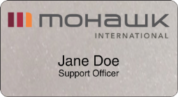 MO-112-2 Mohawk International Name Badge